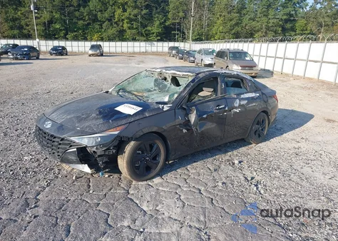 2022 Hyundai Elantra Sel из США, поврежденный, VIN 5NPLM4AG2NH076530